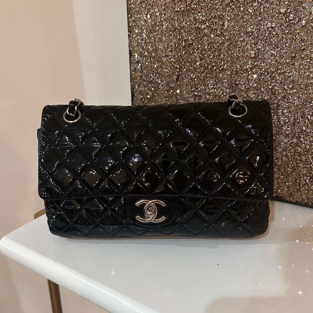 Chanel Patent Doublee Flap Bag